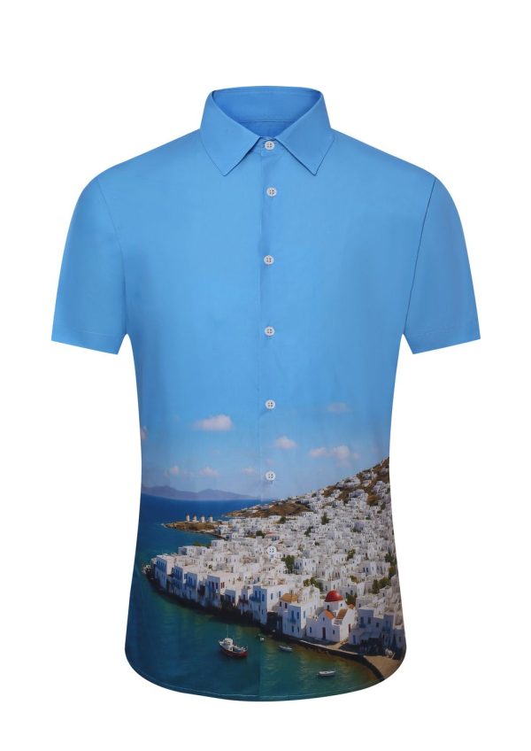 Aegean Sea Print SS
