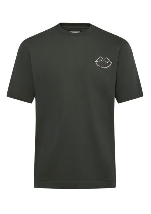 Alpine 250 Tee-Dk Army-Front Alpine 250 Tee