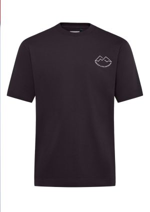 Alpine 250 Tee-Dk Choc-Front Alpine 250 Tee