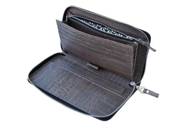 Men's Large Zip Around Wallet