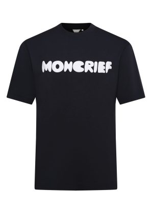 Bubble Tee-Black Ecru-Front Bubble Tee