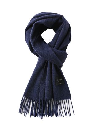 Cashmere scarf-navy Cashmere Scarf
