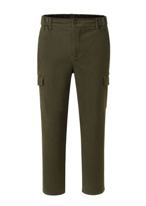 Drawstring cargo Khaki Drawstring Cargo trousers