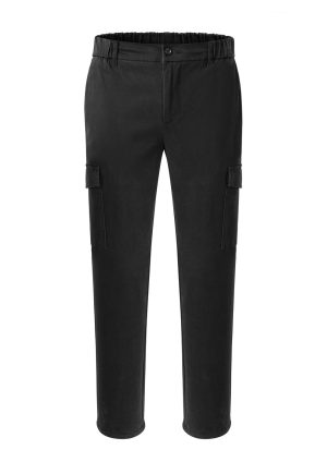 Drawstring cargo black Drawstring Cargo trousers