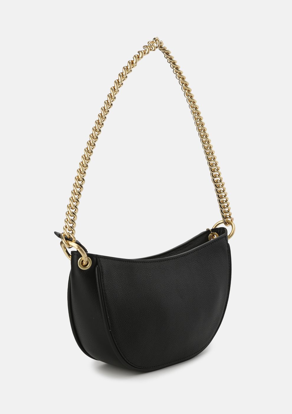 Black Crescent Moon Shoulder Bag