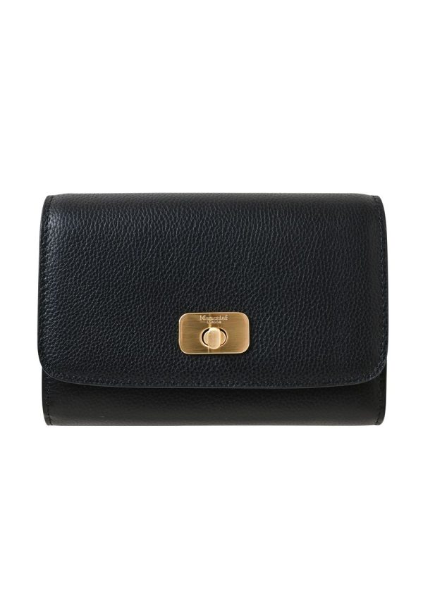 Italian Leather Medium Purse With Clasp