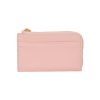 Italian Leather Zip Top Cardholder