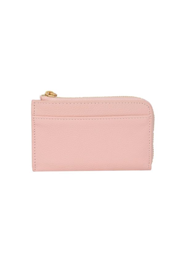 Italian Leather Zip Top Cardholder