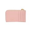 Italian Leather Zip Top Cardholder