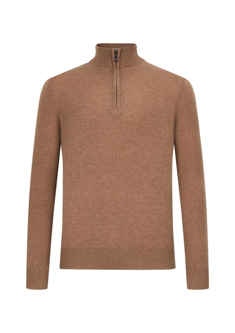 M Pure Cashmere Q Zip Moncrief