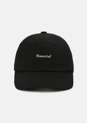 M002 Black Logo Embroidered Cap
