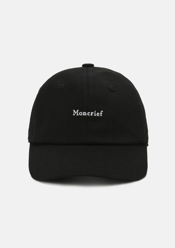 Black Logo Embroidered Cap