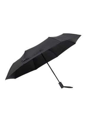 Black Monogram Umbrella