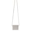 Italian Leather Crossbody Trifold Purse