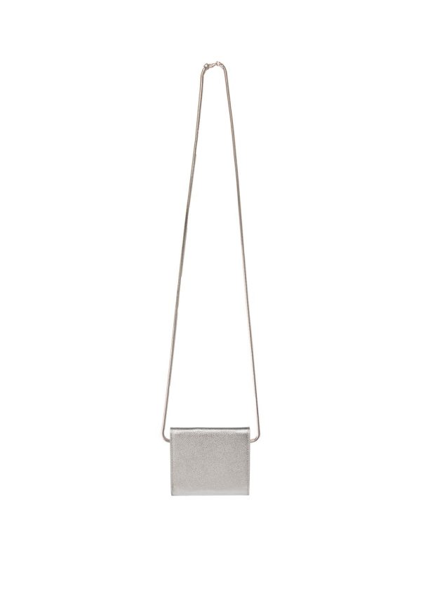 Italian Leather Crossbody Trifold Purse