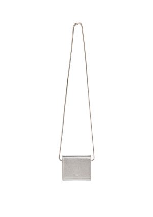 Italian Leather Crossbody Trifold Purse