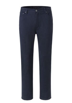 Mon 5 pkt navy Luxury 5 Pocket Trouser