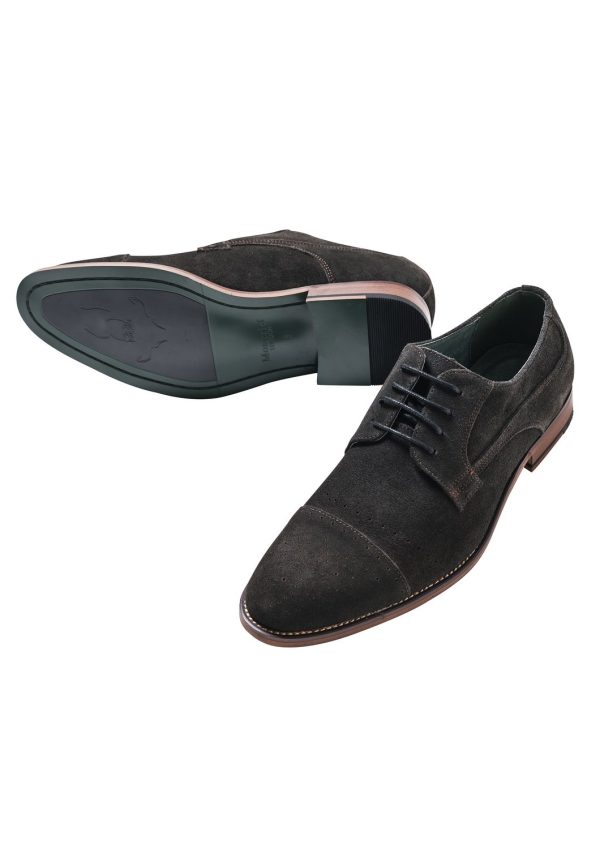 Suede Toecap Shoe