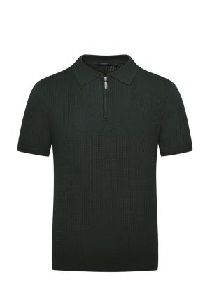 Moncrief Black Andros Zip-Dk Army-Front Andros Zip