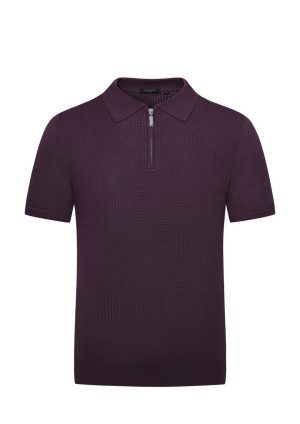 Moncrief Black Andros Zip-Rich Plum-Front Andros Zip