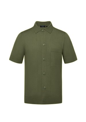 Moncrief Black Convoy Button Through-Super Olive-Front Convoy Button Through