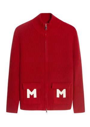 Moncrief Gold Cashmere M Zip Through-H Red Cashmere M Zip Through