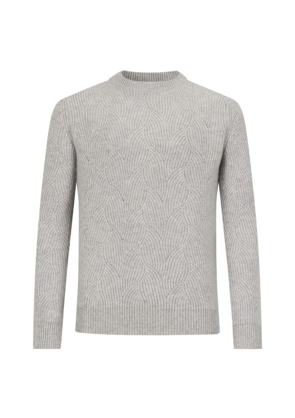 Cashmere Pattern Crew