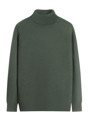 Moncrief Gold Cashmere Riskit Roll--Earth Green Cashmere Riskit Roll