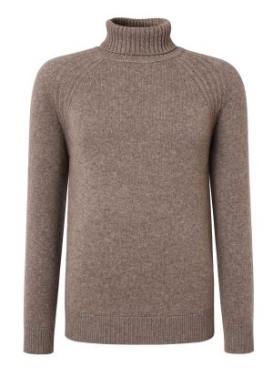 Moncrief Gold Cashmere Riskit Roll--Taupe Melange Cashmere Riskit Roll