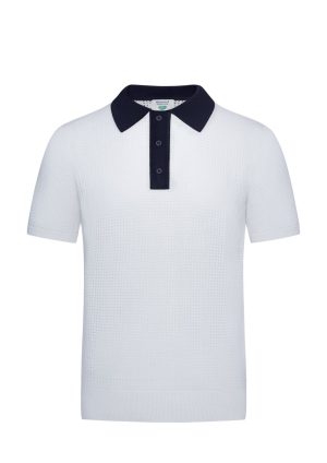 Moncrief RC Andros-Winter White Navy-Front Andros Tennis
