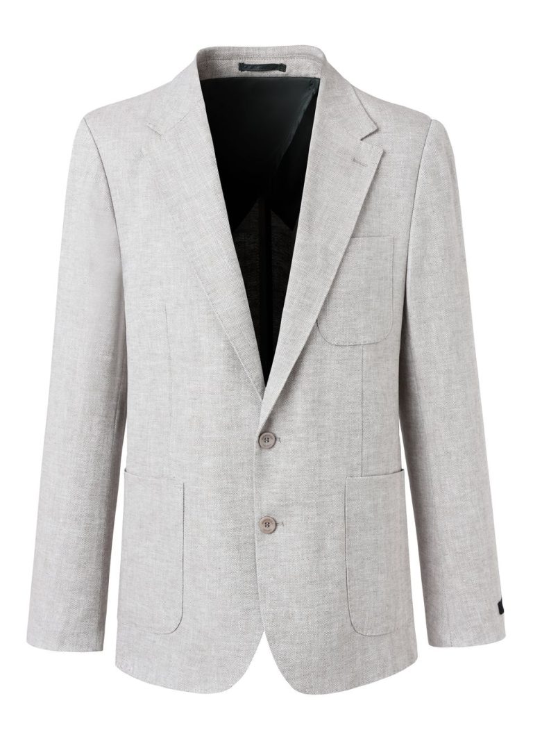 Single Breasted Linen Blend Blazer Moncrief
