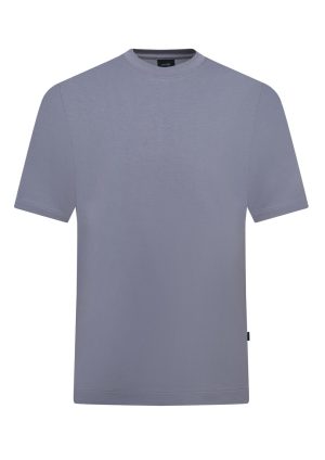 Relaxed Tee-New Build Grey-Front Relaxed Tee
