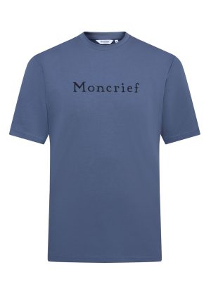 Rubber Logo-Smokey Blue-Front Rubber Logo