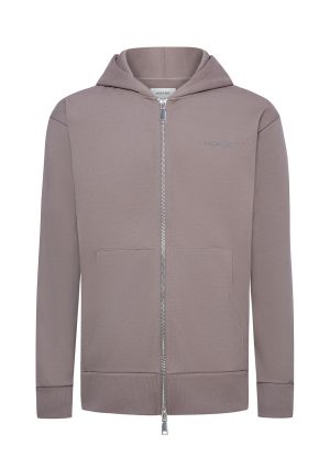 Runway 500 FZ Hoodie-Mushroom-Front Runway 500 FZ Hoodie
