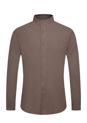 The Linen GD Shirt-Lt Brown The Linen GD Shirt