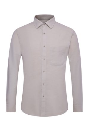 The Linen Shirt-Beige The Linen Shirt
