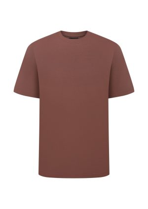 Ultimate Lux Tee-Monk's Robe 18-1048 TPG-Front Ultimate Lux Tee