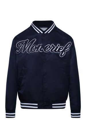 Varsity Bomber Jacket Navy (1) Varsity Bomber Jacket