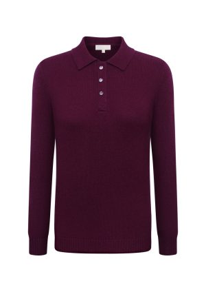 Viola Button Burgundy Viola Button