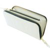 WhitePurse-4 Ladies Zip Around Wallet