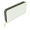 WhitePurse-7 Ladies Zip Around Wallet