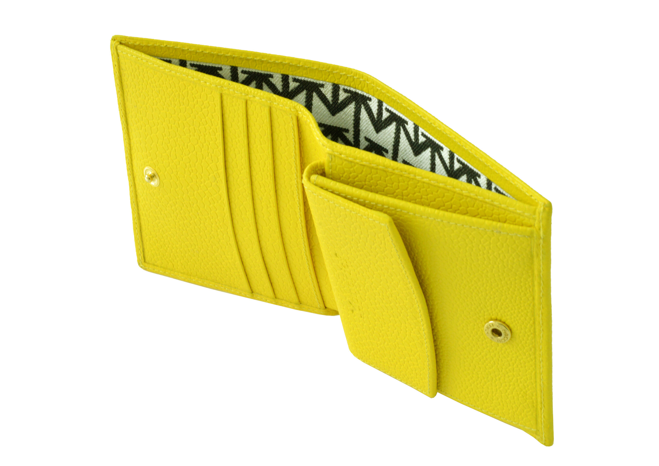 ili New York Leather RFID Bifold Mini Wallet (Orange/Red) - 7831